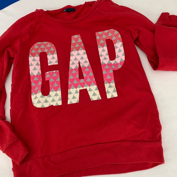 GAP red girls tunic/sweatshirt - Picture 5 of 5